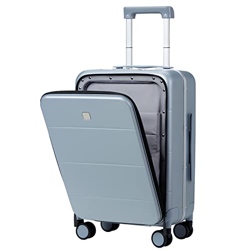 MILADA Carry On Luggage 22x14x9 Spinner Wheels TSA Luggage