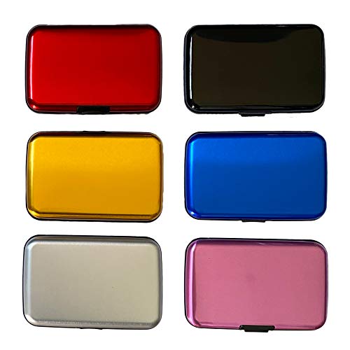 Goldenvalueable Aluminum Aluma Hard Case Credit Cards Wallet