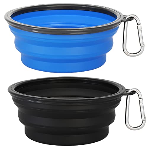 Kytely Large Collapsible Dog Bowl 2 Pack