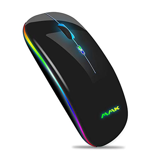 Wireless Bluetooth Mouse - Rechargeable Mouse for Laptop