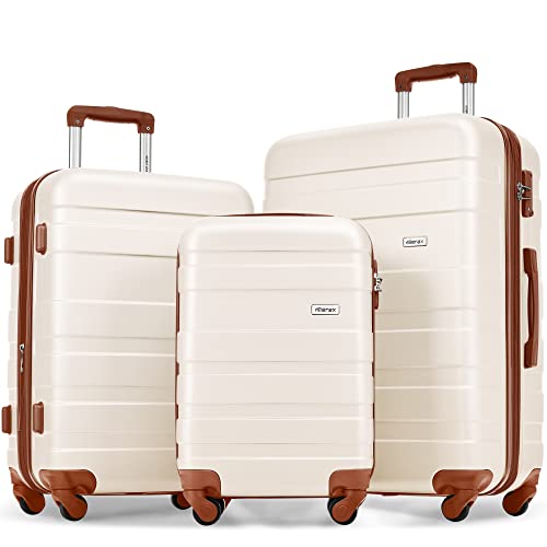 Merax Expandable ABS Hardshell Luggage Set