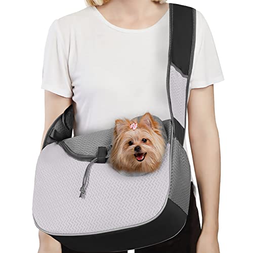 YUDODO Pet Sling Carrier Travel Hands-Free Dog/Cat Crossbody Carrier