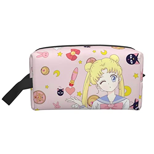 ZWFLAU Anime Travel Cosmetic Bag