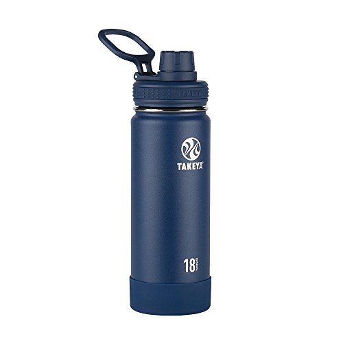 Watersy Triple-Insulated Stainless Steel Water Bottle 17 Ounce /500ml,  Powder Coat Insulated Water Bottles, Keeps Hot and Cold, 100% Leakproof  Lids, Sweatproof Water Bottles, Great for Travel, Picnic& Camping.dark blue