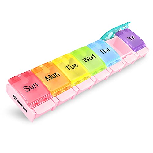 AUVON Weekly Pill Organizer