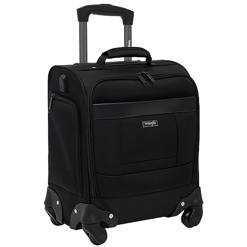 Wrangler 15" Underseat Spinner Carry-On Luggage