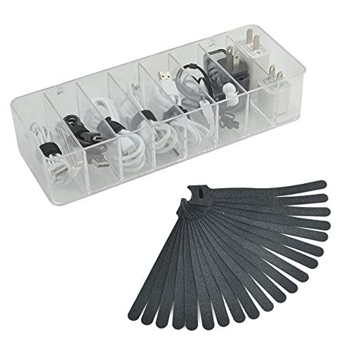 Electronics Organizer with Cable Ties