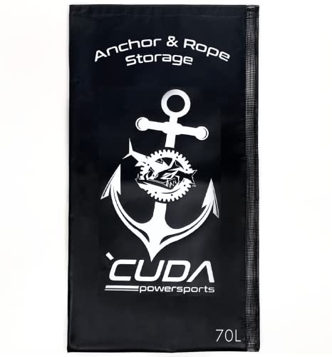 Cuda Boat Anchor Storage Bag - Heavy Duty Vented Nylon Storage Bags for Boats