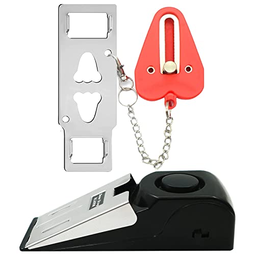 Portable Door Lock & Door Stop Alarm