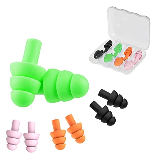 Soft Silicone Earplugs for Sleep and Travel
