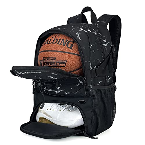 GRANDUP Basketball Backpack with Ball and Shoes Compartment