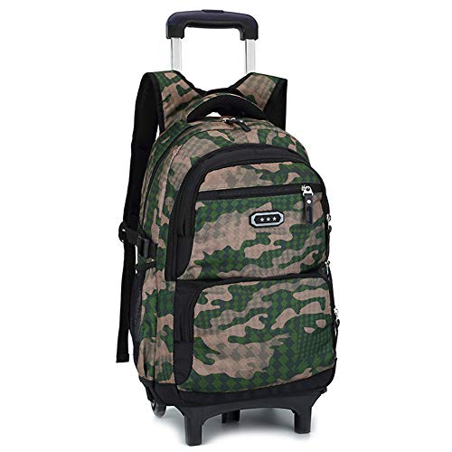 Kids Rolling Backpack Trolley Schoolbag