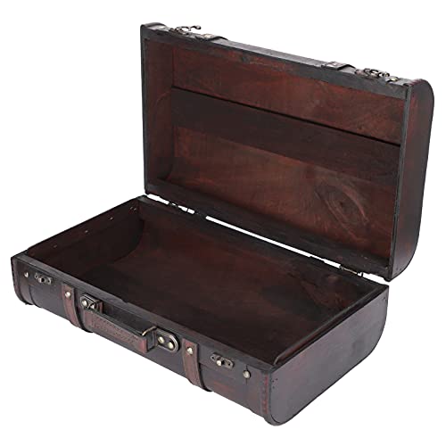 LIZEALUCKY Wood Treasure Chest