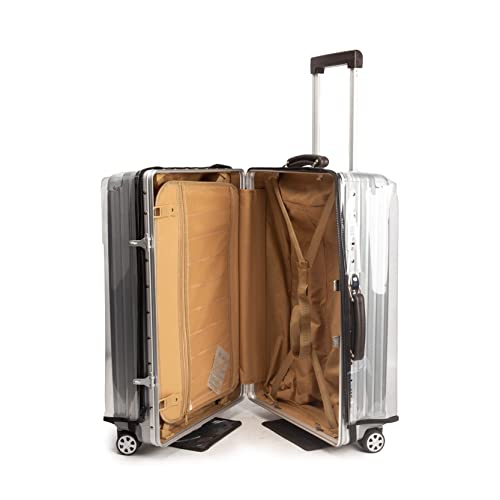 Transparent Waterproof Luggage Cover With Easy Access Transparent Waterproof Luggage Cover With Easy Access