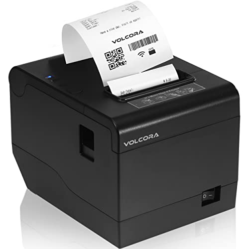 Thermal Receipt Printer with Auto Cutter and Wall Mount