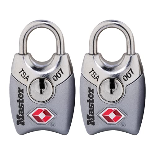 Master Lock TSA Approved Keyed Lock, 2 Pack