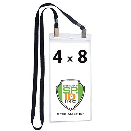 Extra Large Ticket & Event Credential Badge Holders with Lanyards Extra Large Ticket & Event Credential Badge Holders with Lanyards