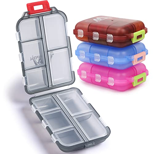 Pill Case Portable Small Weekly Travel Pill Organizer