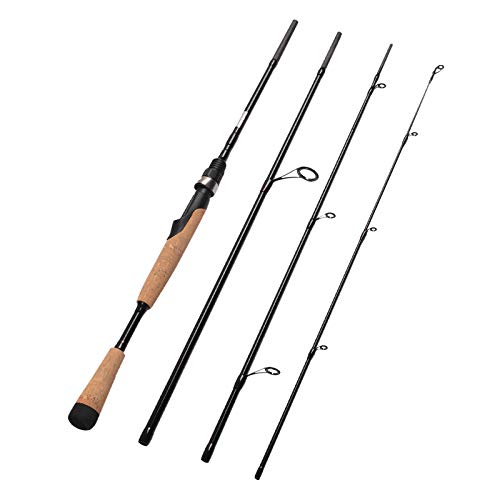 Fiblink Travel Spinning Rod Medium Carbon Spinning Fishing Rod