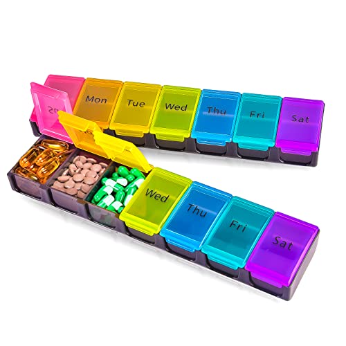 XL AM PM Twice A Day Pill Case Box