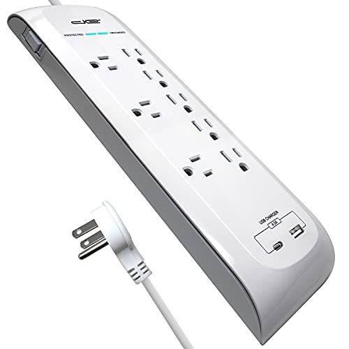 Digital Energy Surge Protector Power Strip