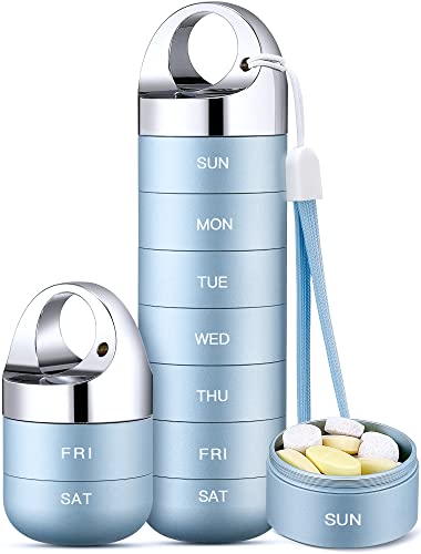 Zannaki Metal Travel Pill Organizer