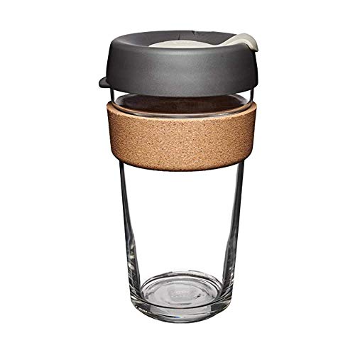 Tupkee Double Wall Glass Tumbler - Insulated Tea/Coffee Mug & Lid, Hand  Blown Glass Offer 