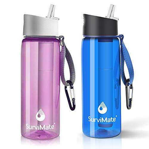 SurviMate Purified Water Bottle