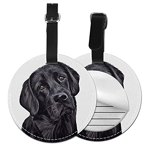 Black Lab Dog Lover Luggage Tag