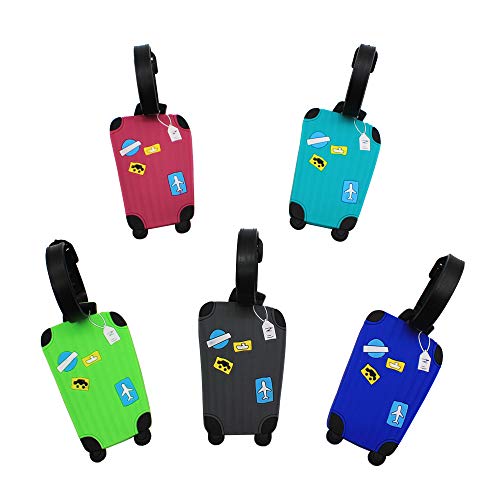 Cute Luggage Tags for Easy Identification - Set of 5
