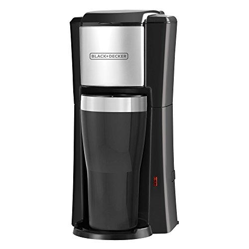 Compact Single-Serve Coffeemaker with Travel Mug