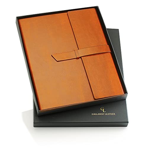 GALLAWAY LEATHER Padfolio Portfolio Folder