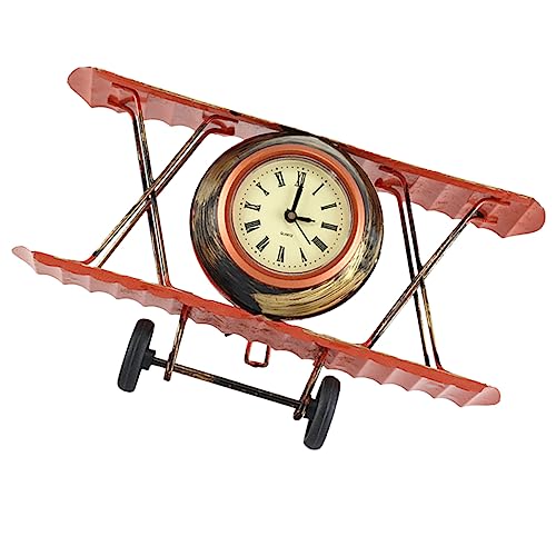 Airplane Clock Vintage Decor