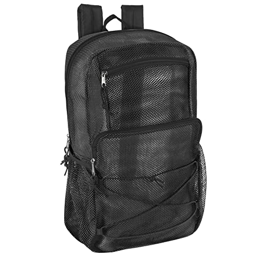 Deluxe See Through Mesh Backpack