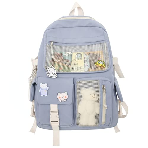 Kawaii Backpack with Accessories