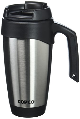 thumbnail image 2 of Copco (Wilton) 16 Oz Stainless Steel Desktop Coffee Mug With Easy Grip Handle – Silver 2 of 2