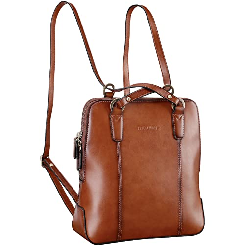 Banuce Leather Convertible Backpack Purse