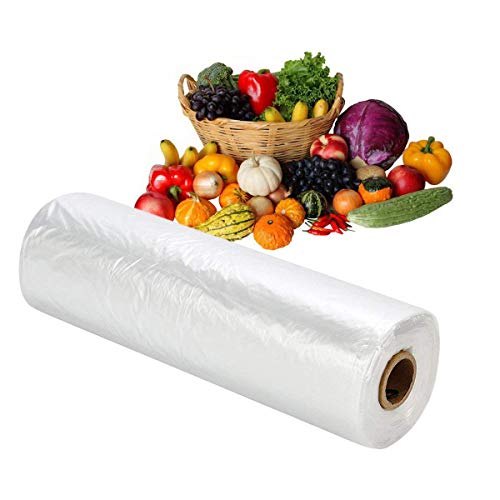 RBHK 12x16 Plastic Produce Bag - Clear Food Storage Bags