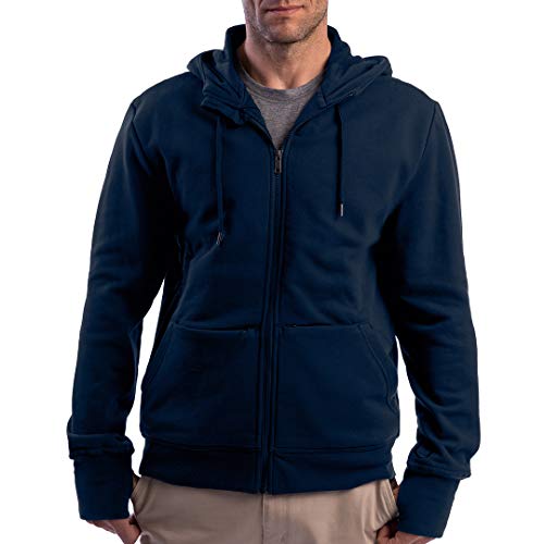 Versatile Cotton Hoodie with Hidden Pockets for Men