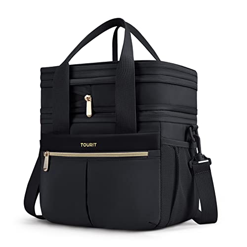 TOURIT Double Deck Insulated Lunch Bag