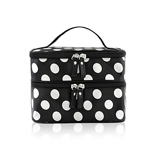 wenettion Double Layer Cosmetic Bag
