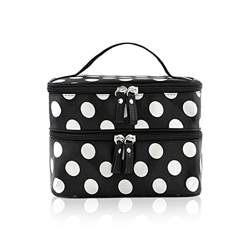 wenettion Double Layer Cosmetic Bag