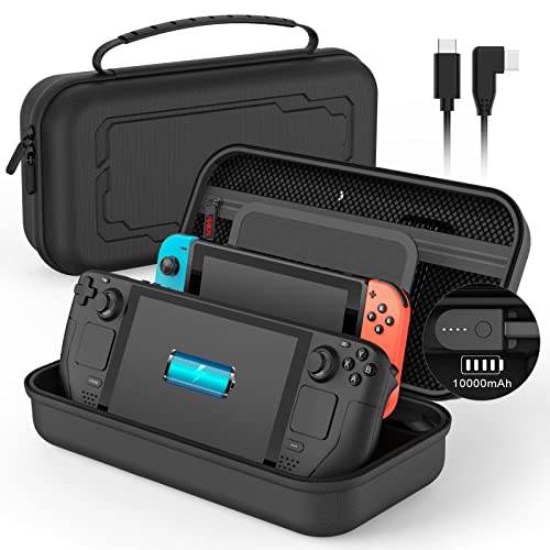 Portable Carrying Charging Case for Nintendo Switch/OLED & Steam Deck Console