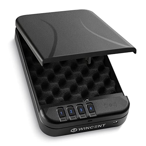 Portable Pistol Handgun Safe with RFID and Keypad