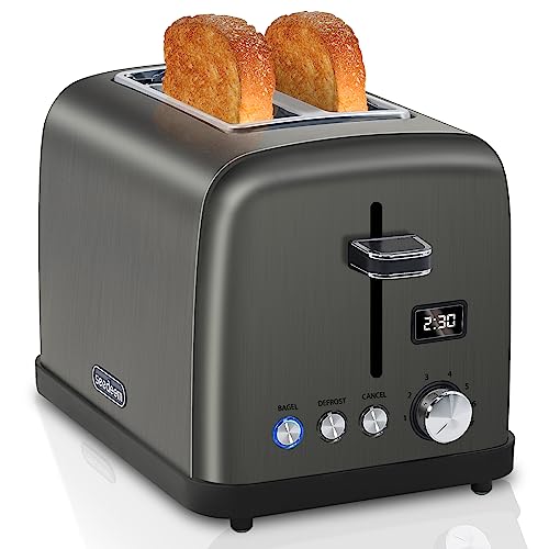 SEEDEEM 2-Slice Stainless Steel Bread Toaster