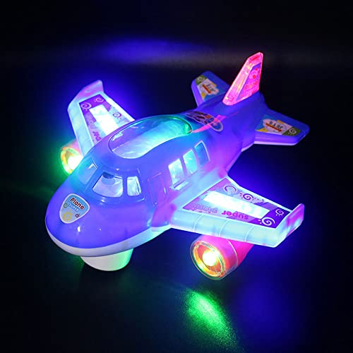 Bump and Go Electric Airplane Kids Action Toy