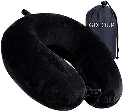 GDEOUP Memory Foam Travel Pillow