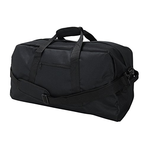 Versatile and Affordable DALIX 18" Black Duffle Bag