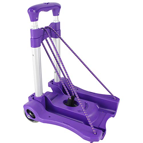 Purple Lightweight Portable Luggage Cart