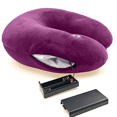 Hooshing Vibrating Neck Pillow Massage Therapy